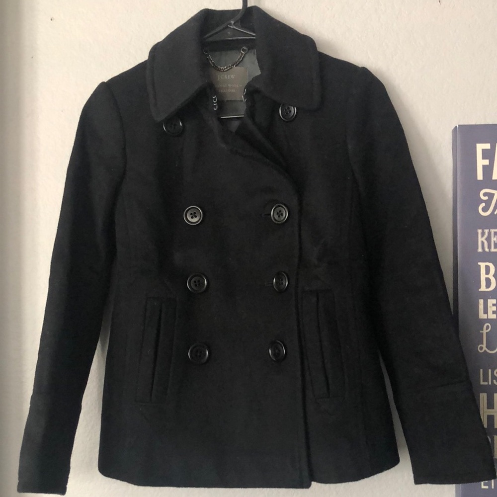 J.Crew wool pea coat size 0